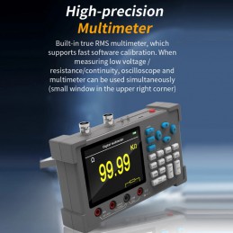 Auch perfekt als Digital-Multimeter oder Funktionsgenerator verwendbar.