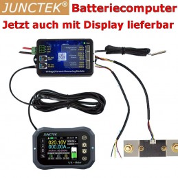 Der Batteriecomputer ist nun auch mit externem Display/Bedienteil mit 2m Anschlusskabel erhältlich.