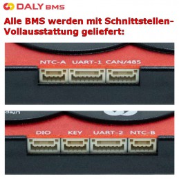 Daly K-Series mit Schnittstellen-Vollausstattung.