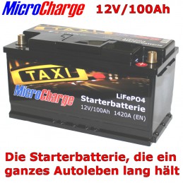 Taxibatterie 12V/100Ah in...