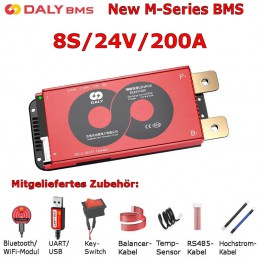 Das neue Daly M-Series BMS 8S/24V/200A