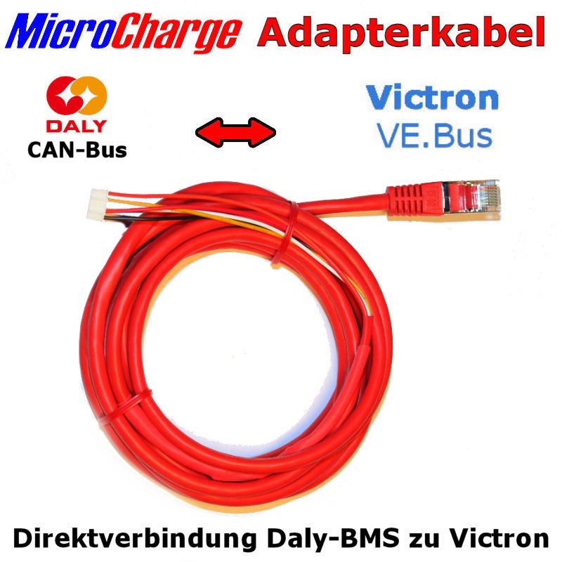 Endlich ein Kabel zur direkten Verbindung von Daly-BMS mit Victron Geräten wie Cerbo GX, Multiplus, o.ä.